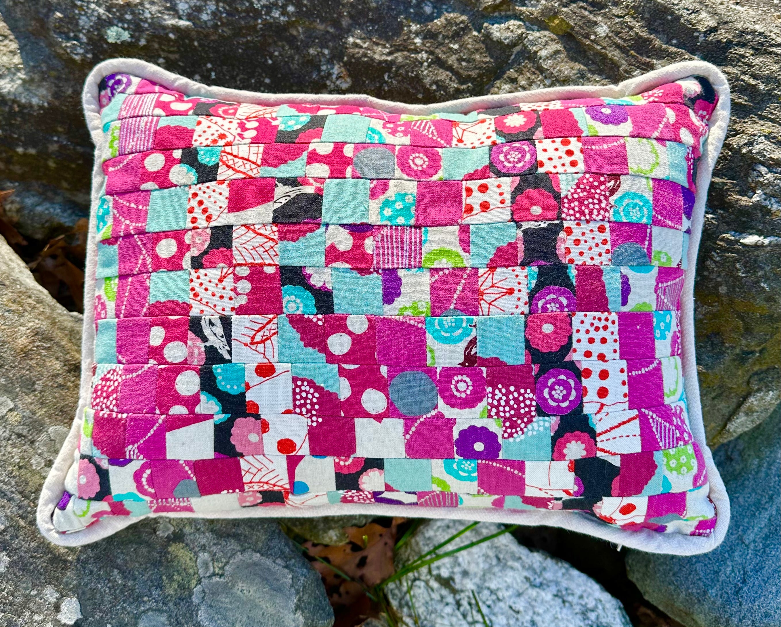 Pieced Japanese Linen Pillow PJL6