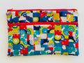 Large Pieced Zip Pouch 10