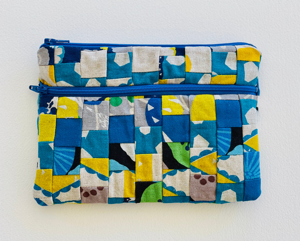 Medium Pieced Zip Pouch 25