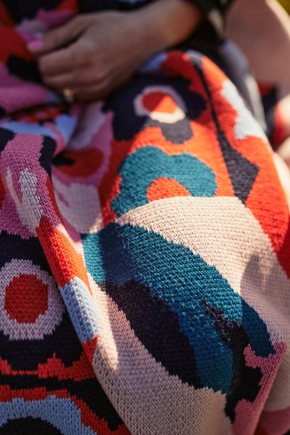 "Bittersweet" Merino Wool Throw Blanket