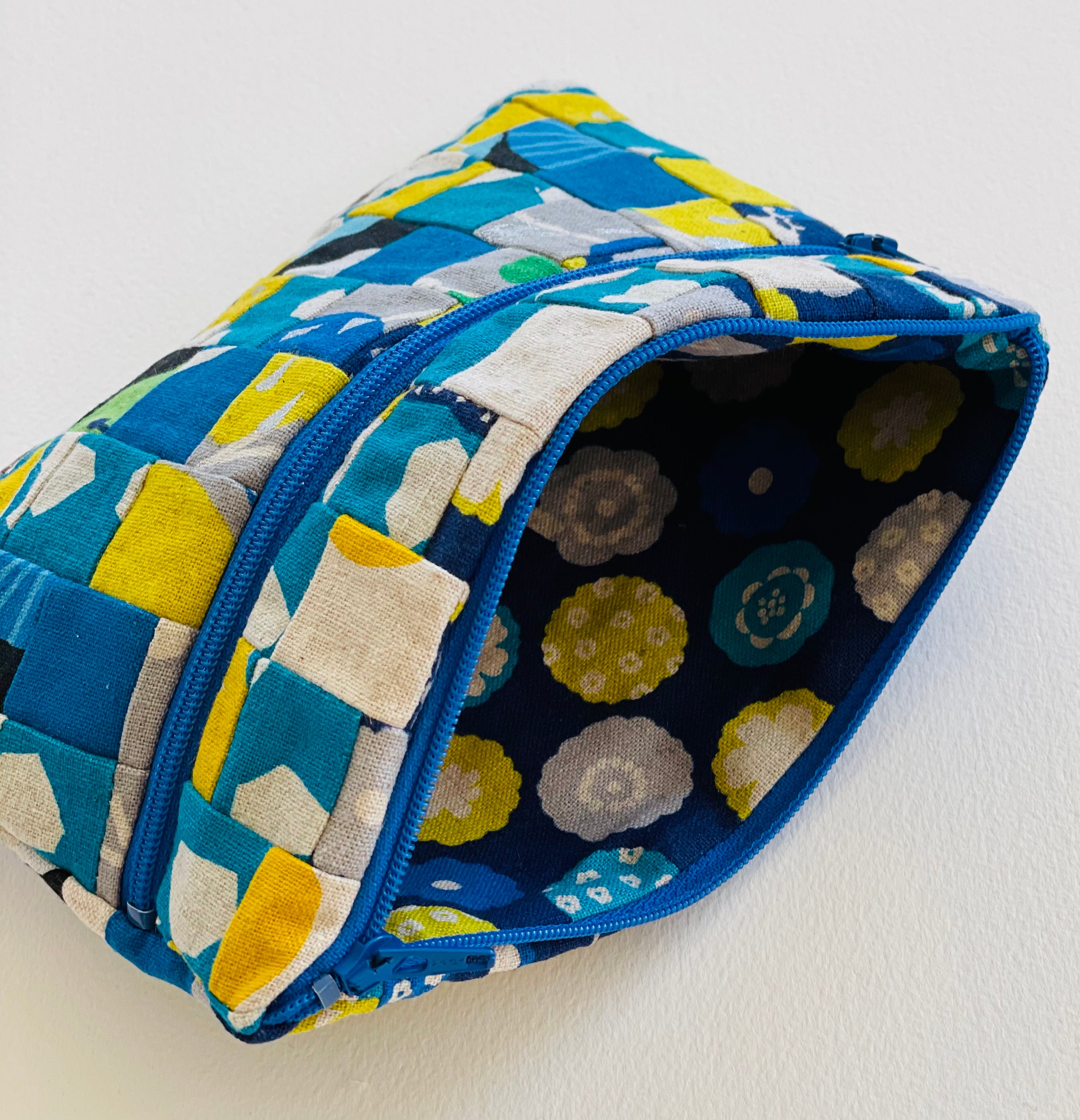 Medium Pieced Zip Pouch 25