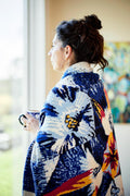 "Luna" Merino Wool Throw Blanket