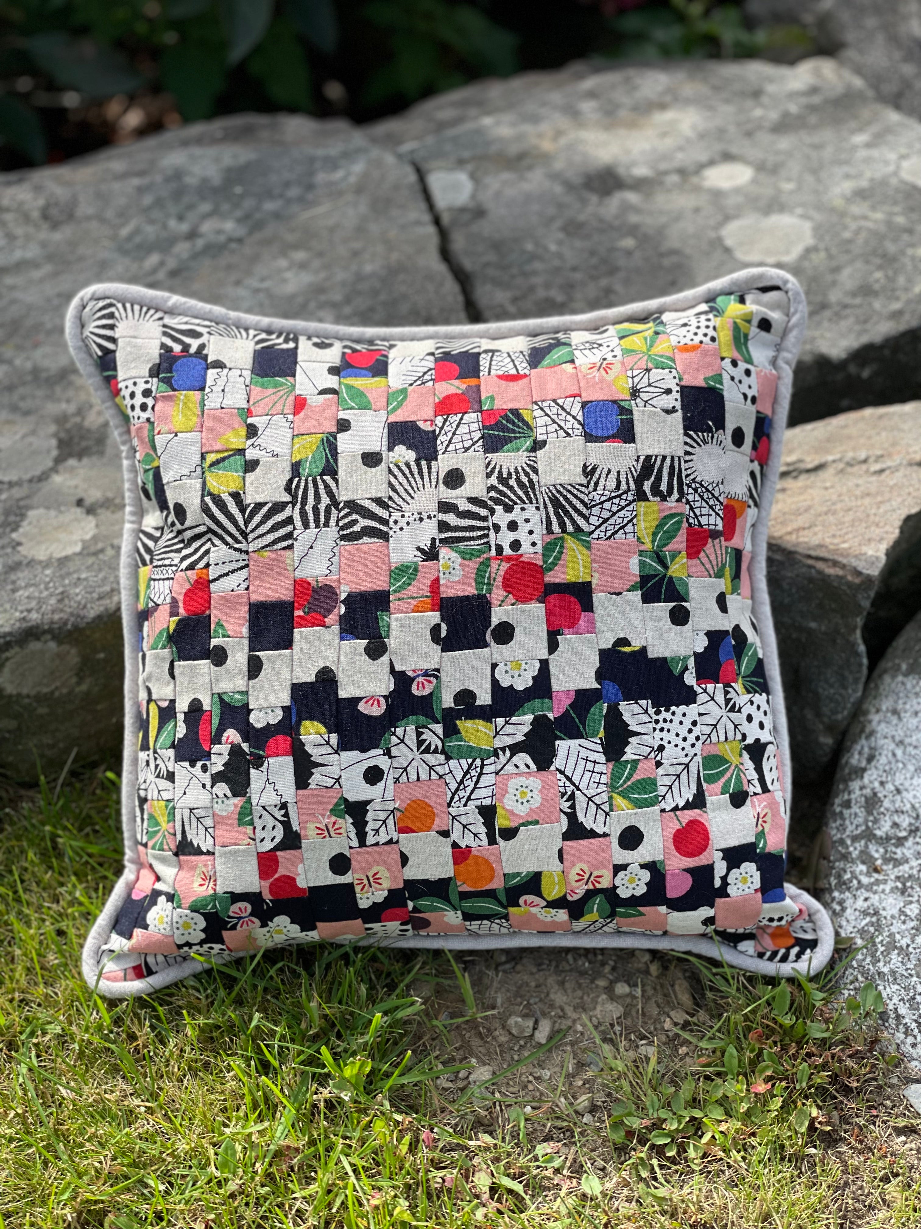 Pieced Japanese Linen Pillow PJL2