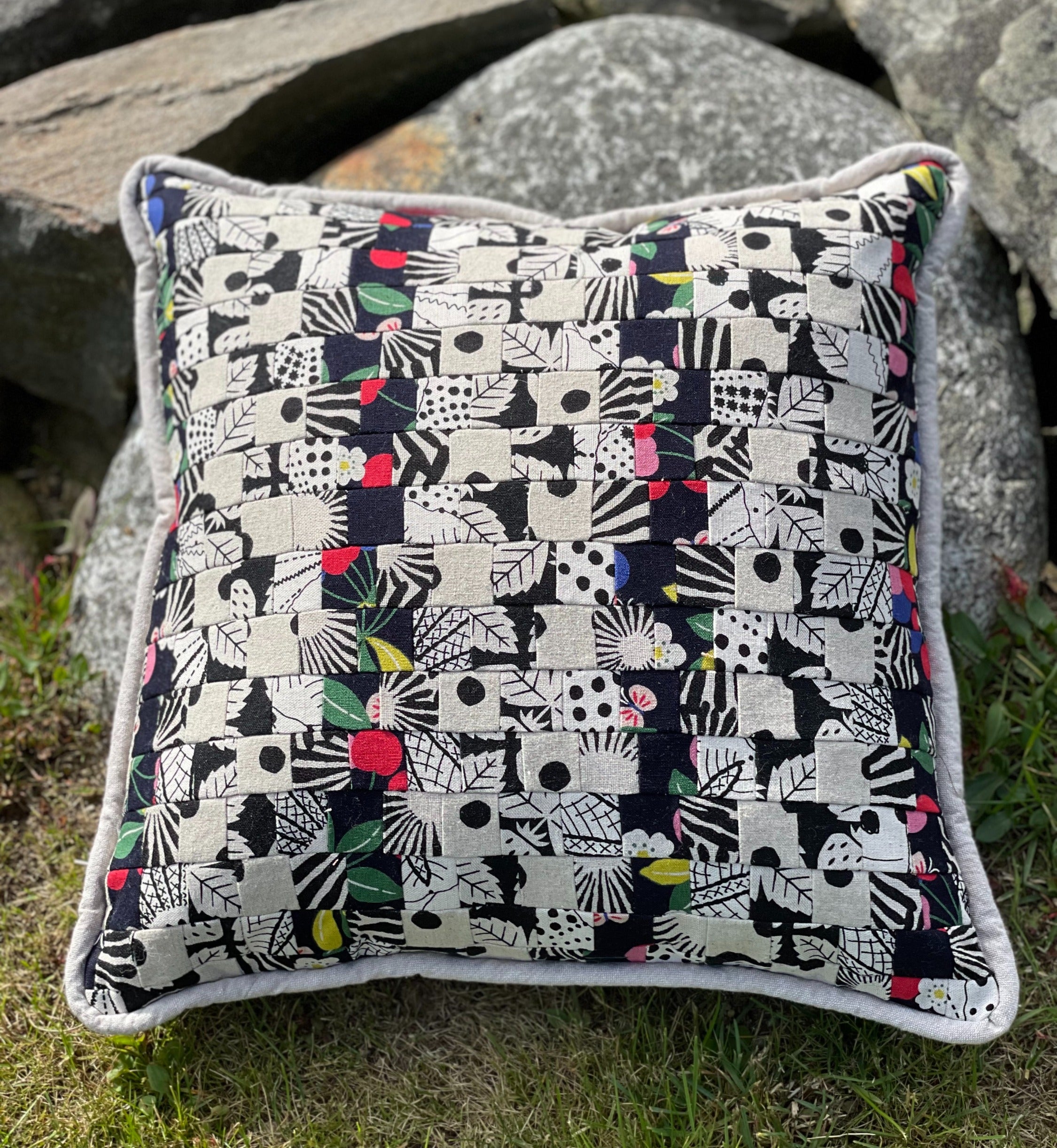 Pieced Japanese Linen Pillow PJL1