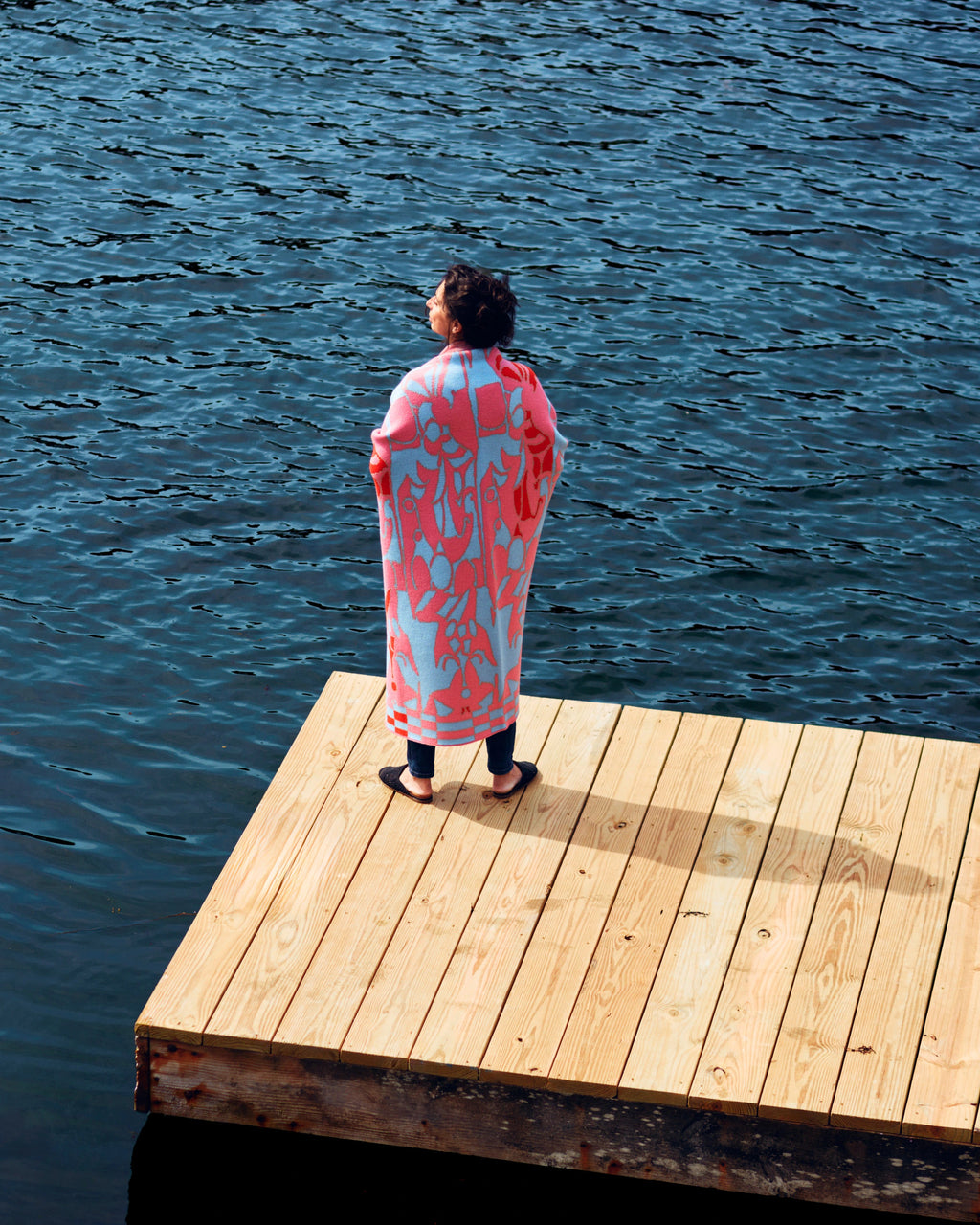 "Popolo" Merino Wool Throw Blanket