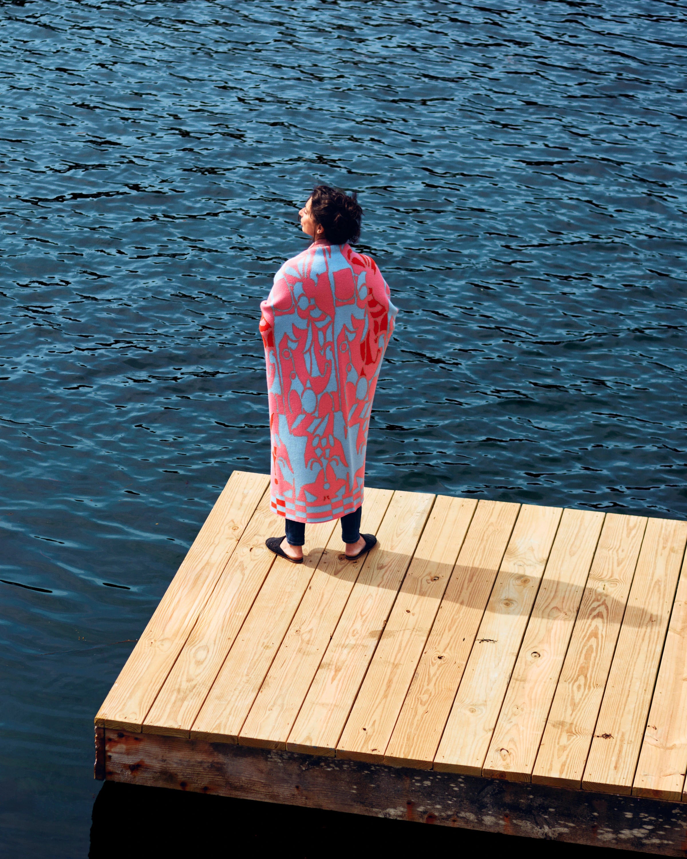 "Popolo" Merino Wool Throw Blanket