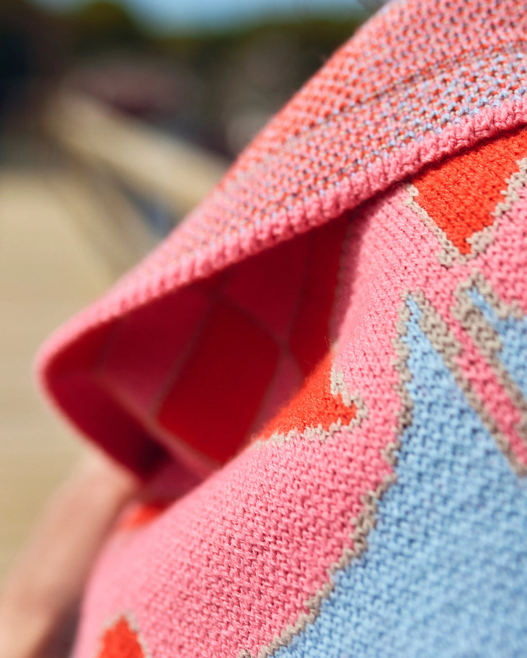 "Popolo" Merino Wool Throw Blanket