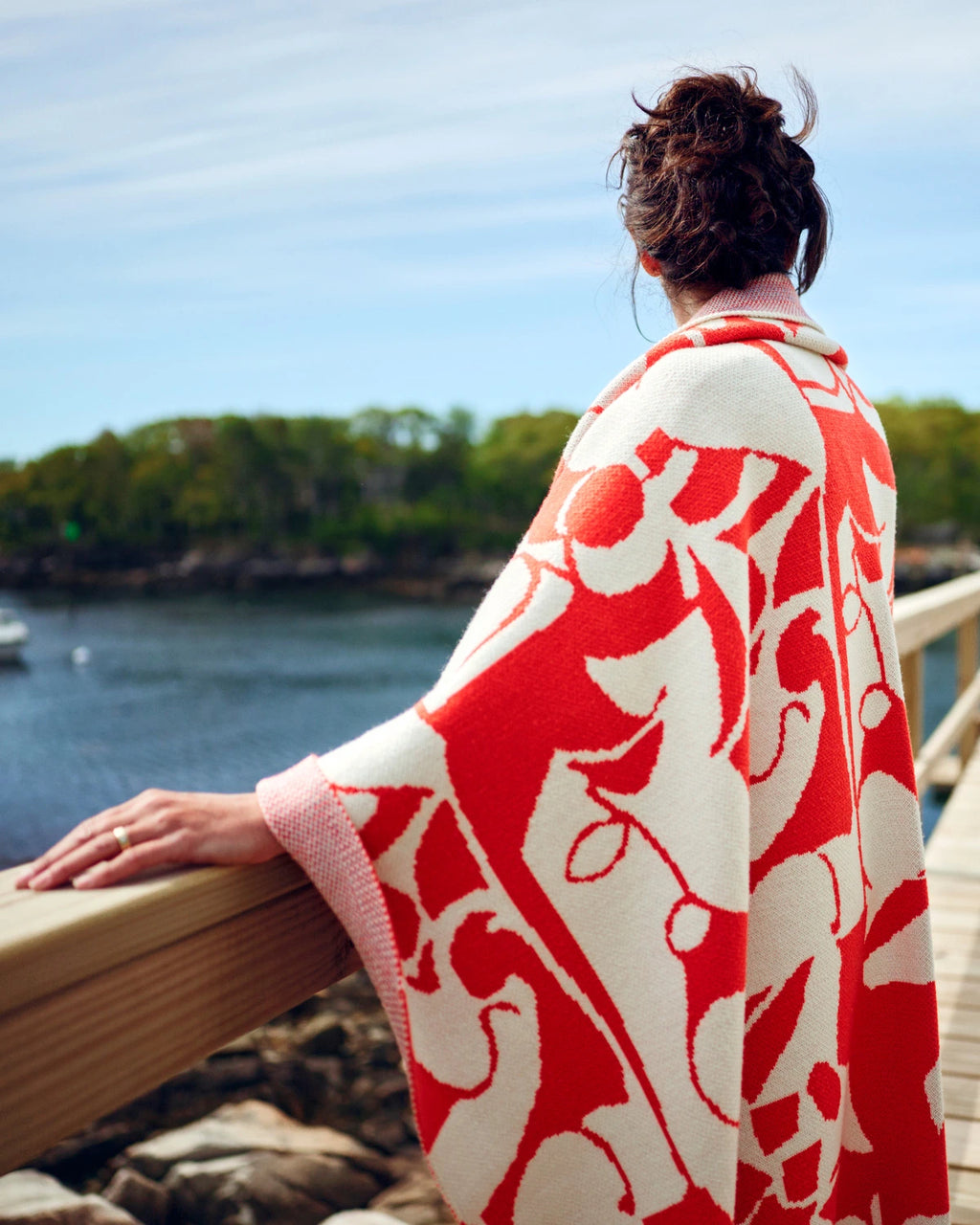 "Tanager" Merino Wool Throw Blanket