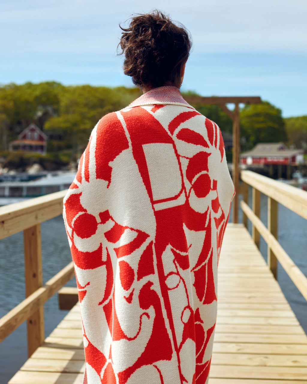 "Tanager" Merino Wool Throw Blanket