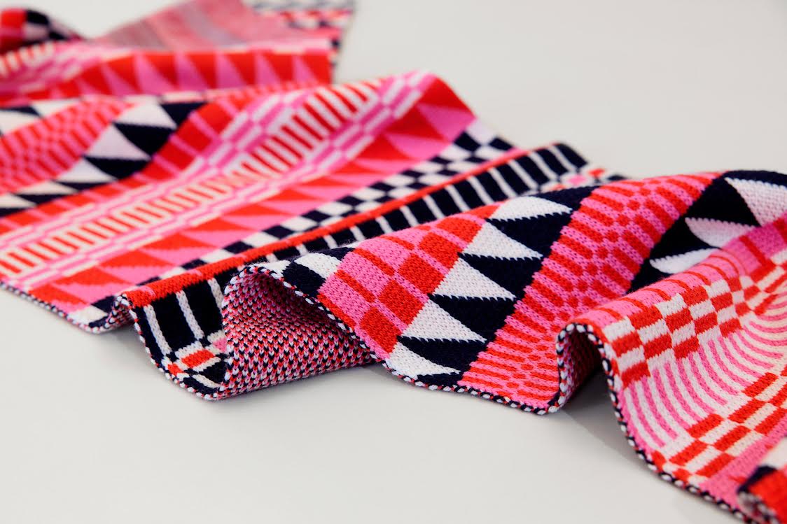 "Hot Jazz" Merino Wool Scarf
