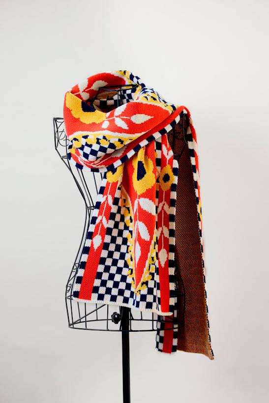 "Picnic" Merino Wool Scarf