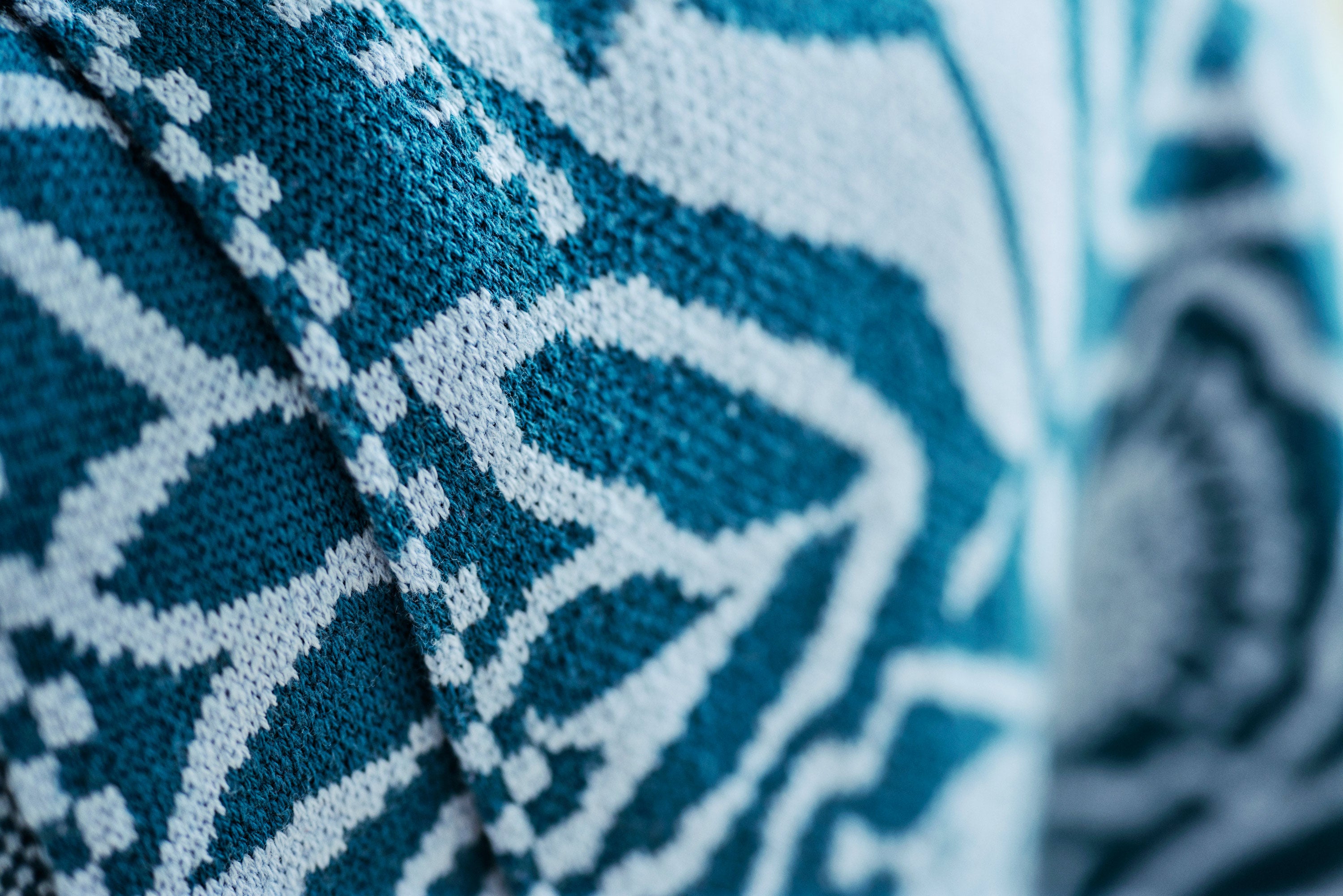 "Silhouette" Merino Wool Throw Blanket