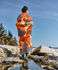 "Sunburst" Merino Wool Throw Blanket