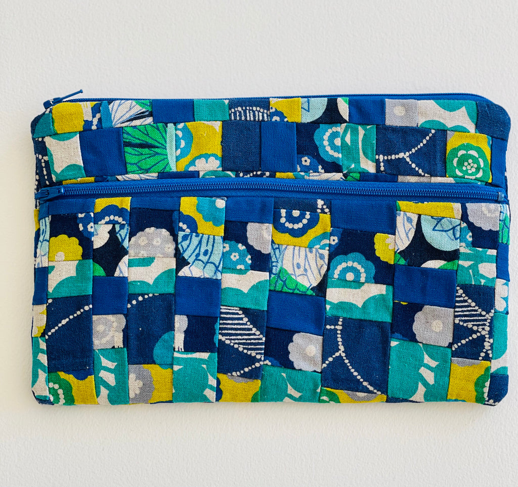 Large Pieced Zip Pouch 6