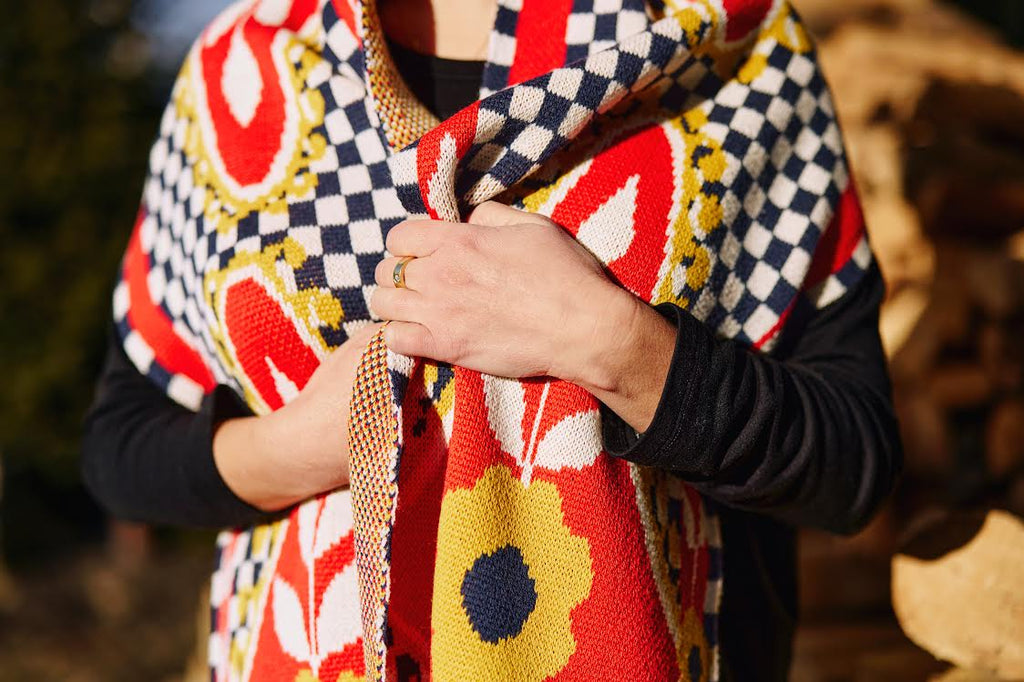 "Picnic" Merino Wool Scarf
