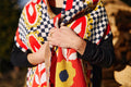 "Picnic" Merino Wool Scarf