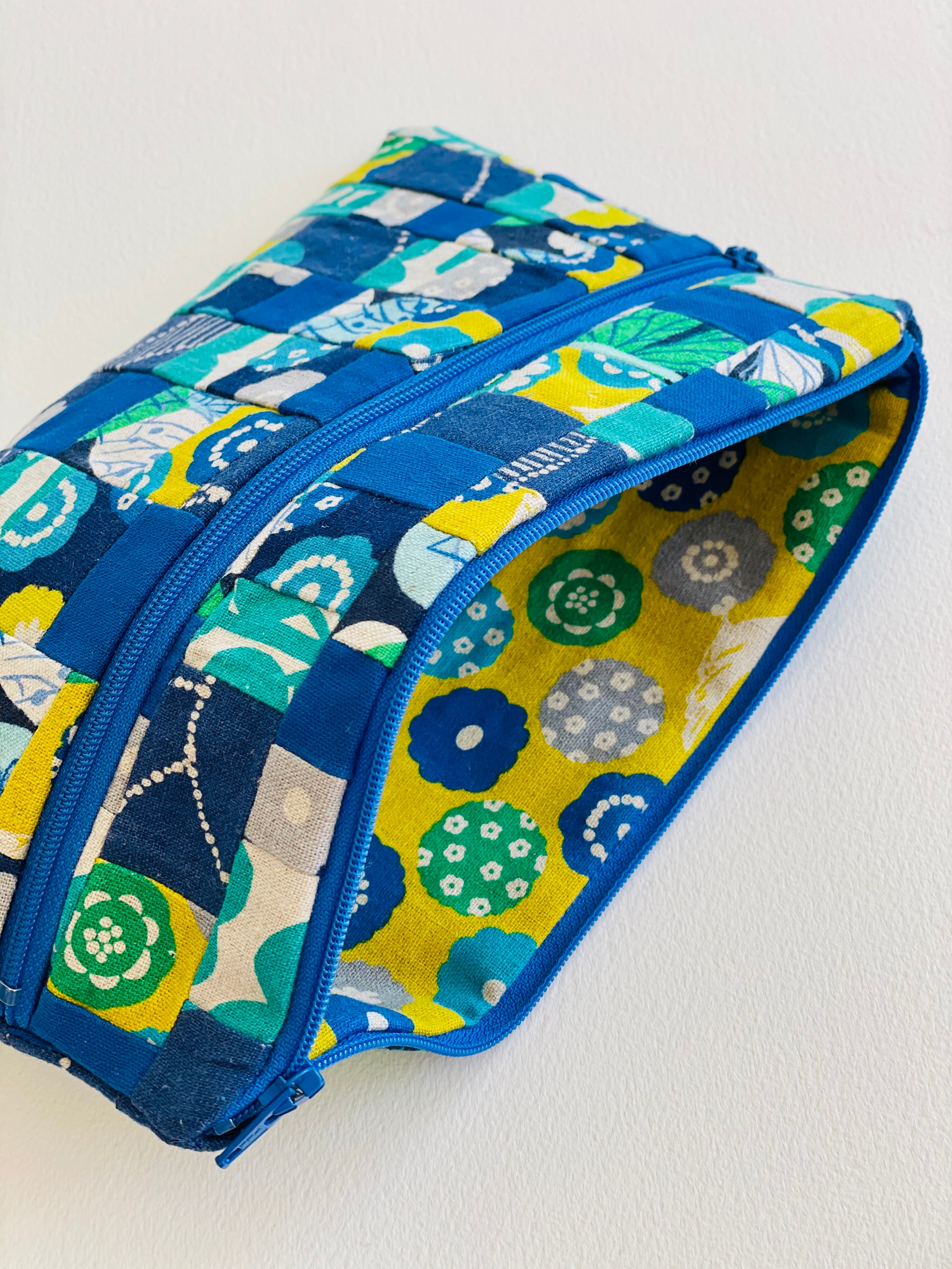 Large Pieced Zip Pouch 6