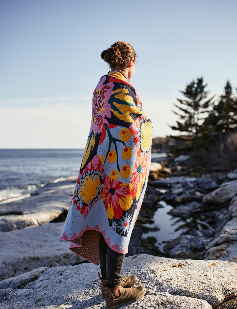 "Encore" Merino Wool Throw Blanket