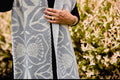"Fog & Cream" Merino Wool Scarf