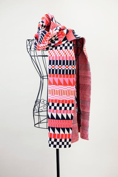 "Hot Jazz" Merino Wool Scarf