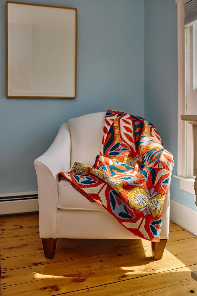 “Duet” Merino Wool Throw Blanket