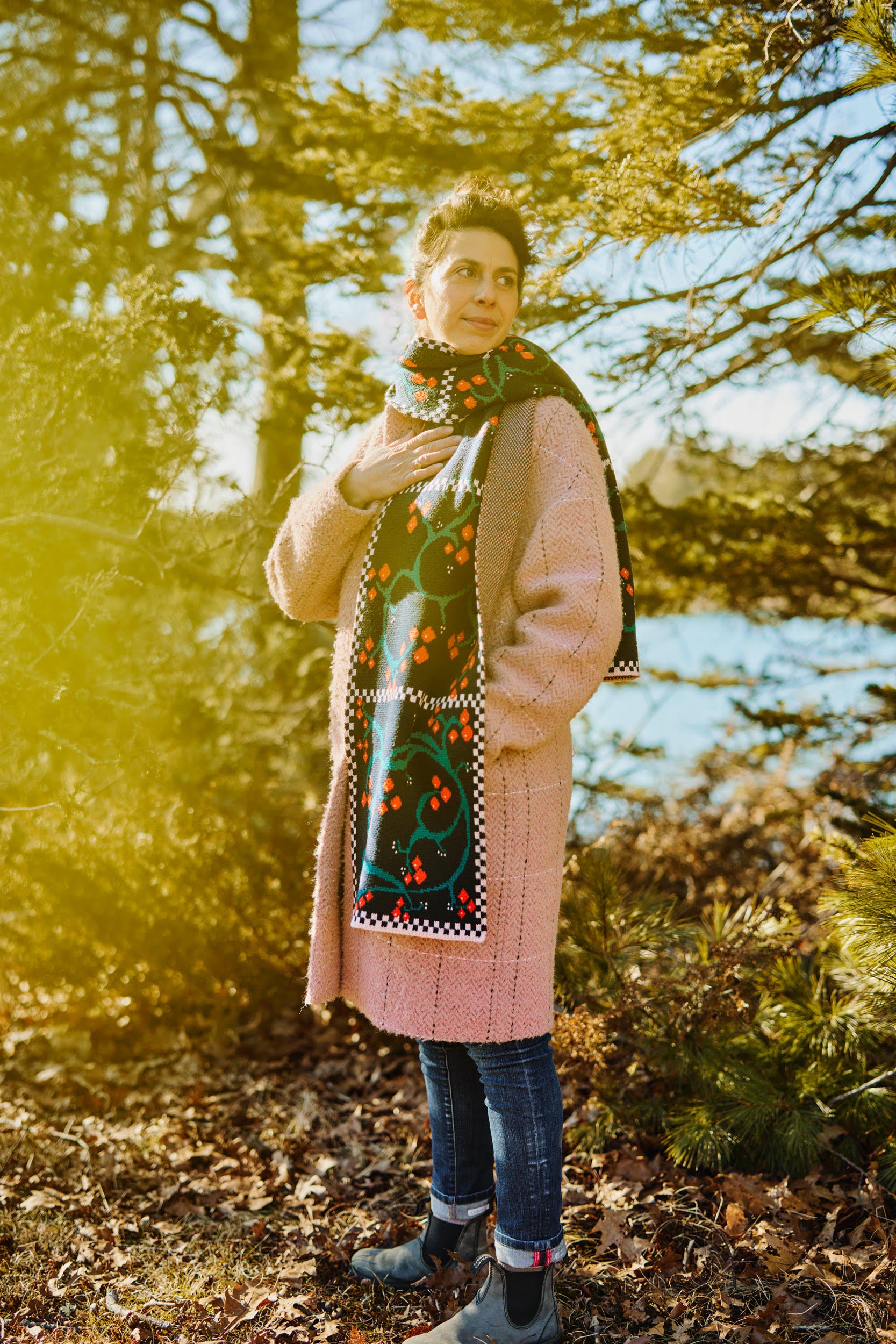 "Bittersweet" Merino Wool Scarf