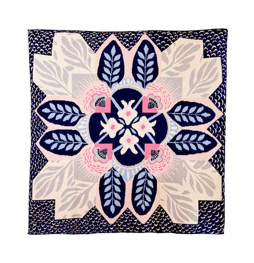 "Midnight" Merino Wool Throw Blanket