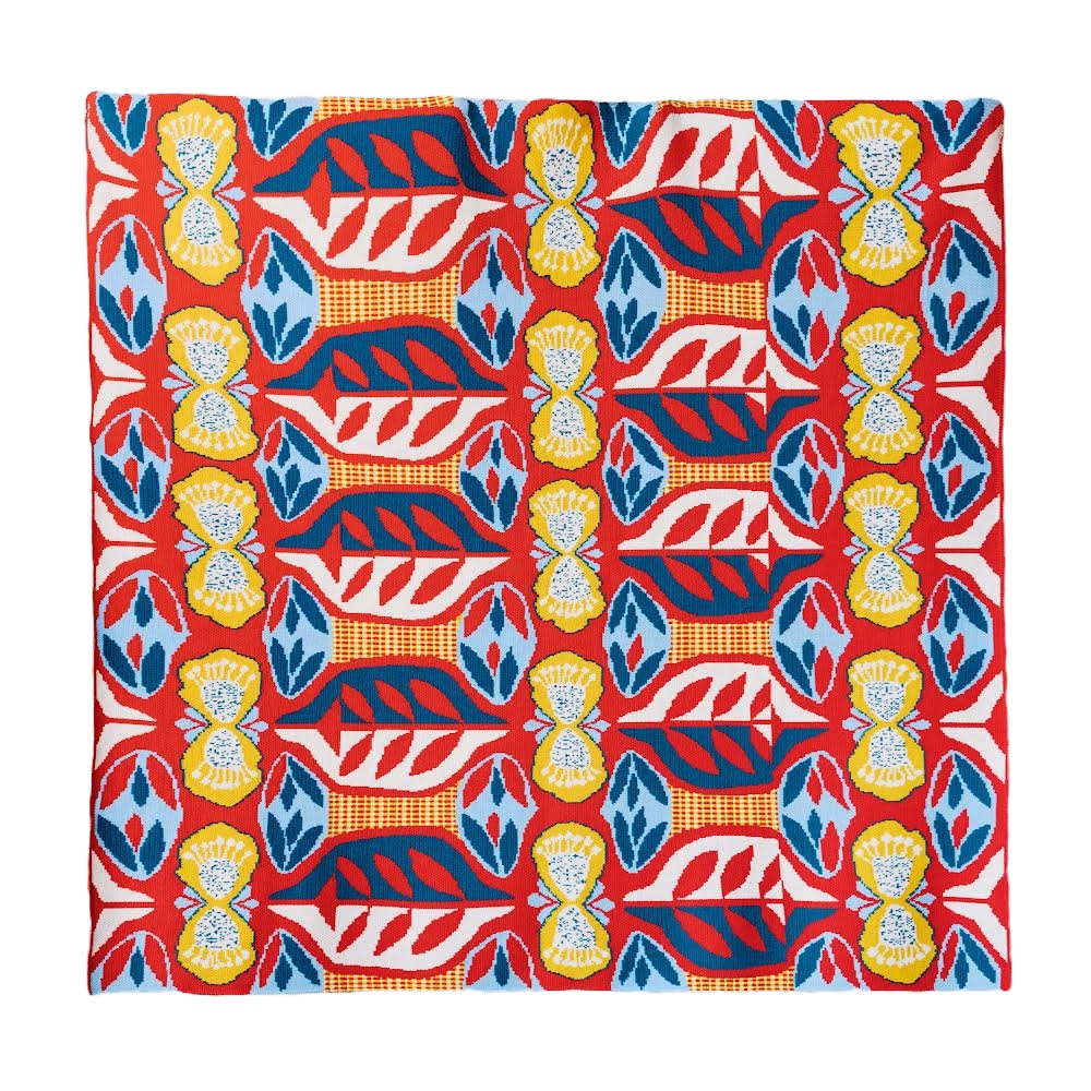 “Duet” Merino Wool Throw Blanket