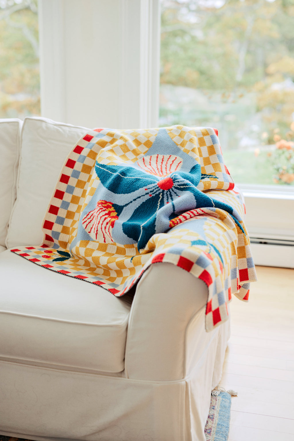 "Butterscotch" Merino Wool Throw Blanket